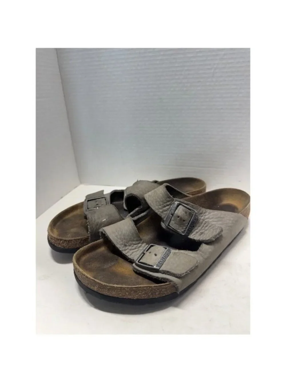 Birkenstock | Shoes | Birkenstock Arizona Grey Leather Two  display picture 3